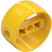 LEGO Yellow Technic Cylinder with Center Bar (41531 / 77086)