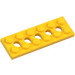 LEGO Yellow Technic Plate 2 x 6 with Holes (32001)