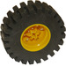 LEGO Yellow Technic Tyre Ø62.4 X 20 with Technic Hub Ø30.4 X 20