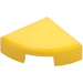 LEGO Yellow Tile 1 x 1 Quarter Circle (25269)