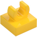 LEGO Yellow Tile 1 x 1 with Clip (Raised "C") (15712 / 44842)