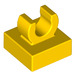 LEGO Yellow Tile 1 x 1 with Clip (Raised &quot;C&quot;) (15712 / 44842)