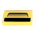 LEGO Yellow Tile 1 x 2 with Black Stripe on yellow Sticker with Groove (3069)