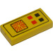 LEGO Yellow Tile 1 x 2 with Computer with Groove (3069)