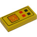 LEGO Yellow Tile 1 x 2 with Computer with Groove (3069 / 80374)