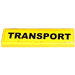 LEGO Yellow Tile 1 x 4 with &#039;TRANSPORT&#039; Sticker (2431)