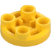 LEGO Yellow Tile 2 x 2 Round Inverted (3567)