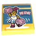 LEGO Jaune Tuile 2 x 2 avec Cheerleader Dance avec rainure (3068 / 72844)