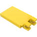 LEGO Amarillo Plana 2 x 3 con Horizontal Clips (Clips en ángulo) (30350)