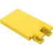 LEGO Jaune Tuile 2 x 3 avec Horizontal Clips (Clips inclinés) (30350)