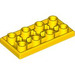 LEGO Geel Tegel 2 x 4 Omgekeerd (3395)