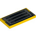 LEGO Yellow Tile 2 x 4 with Engine Grille (29855 / 87079)