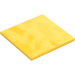 LEGO Yellow Tile 6 x 6 with Bottom Tubes, Textured Top (10202)