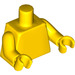 LEGO Jaune Torse avec Bras et Mains (76382 / 88585)