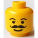 LEGO Yellow Town Head (Safety Stud) (3626)