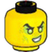 LEGO Yellow Tox Head (Recessed Solid Stud) (3274)