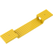 LEGO Geel Treinbasis 6 x 34 Split-Level met buizen aan de onderzijde en 1 gat aan elk uiteinde (2972)