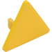 LEGO Yellow Triangular Sign with Split Clip (30259 / 39728)