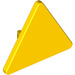 LEGO Geel Driehoekig Sign met splitclip (30259 / 39728)