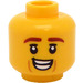 LEGO Yellow Triceratops Head (Recessed Solid Stud) (3274 / 105587)