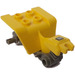 LEGO Yellow Tricycle Body with Dark Gray Chassis