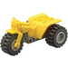 LEGO Yellow Tricycle with Dark Gray Chassis and Light Gray Wheels