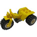 LEGO Yellow Tricycle with Dark Gray Chassis and White Wheels