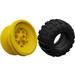 LEGO Yellow Tyre 68.8 x 40 Q with Rim Ø43.2 X 30.5