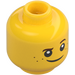 LEGO Yellow Ultimate Robin Minifigure Head (Recessed Solid Stud) (3626 / 23817)