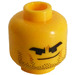 LEGO Yellow Vest Friend Rex Minifigure Head (Recessed Solid Stud) (3626 / 49360)