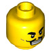 LEGO Yellow Wallop Minifigure Head (Recessed Solid Stud) (3626 / 77778)