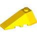 LEGO Yellow Wedge 2 x 4 Triple Left (43710)