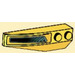 LEGO Yellow Wedge 2 x 6 Double Left with Vent 8166 Sticker (41748)