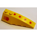 LEGO Yellow Wedge 2 x 6 Double Right with Arrow and Stars Sticker (41747)