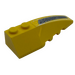 LEGO Yellow Wedge 2 x 6 Double Right with Vent Engine Hole Sticker (5711)