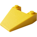 LEGO Yellow Wedge 4 x 4 without Stud Notches (4858)