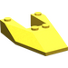 LEGO Yellow Wedge 6 x 4 Cutout without Stud Notches (6153)