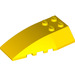 LEGO Geel Wig 6 x 4 Drievoudig Gebogen (43712)