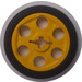 LEGO Жовтий Wedge Belt Wheel with Tire for Wedge-Belt Wheel/Pulley