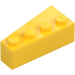 LEGO Amarillo Cuña Ladrillo 2 x 4 Derecha (41767)