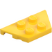 LEGO Yellow Wedge Plate 2 x 4 (51739)