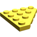 LEGO Geel Wig Plaat 4 x 4 Hoek (30503)
