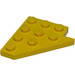 LEGO Jaune Coin assiette 4 x 4 Aile La gauche (3936)