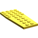LEGO Yellow Wedge Plate 4 x 9 Wing without Stud Notches (2413)