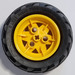 LEGO Yellow Wheel 43.2mm D. x 26mm Technic Racing Small with 3 Pinholes with Tire 68.8 x 36 H Off-Road