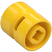 LEGO Yellow Wheel Rim Ø11.5 x 12 Wide with Notched Hole (6014)