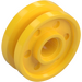 LEGO Yellow Wheel Rim Ø18 x 7  with Deep Spokes and Brake Rotor (13971 / 77031)