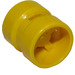 LEGO Yellow Wheel Rim Ø8.1 X 9 (Notched Hole) (30027)