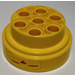 LEGO Yellow Wheel Rim with Triangle Sticker Ø31.4 x 16 (60208)