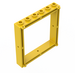 LEGO Yellow Window Frame 1 x 6 x 5